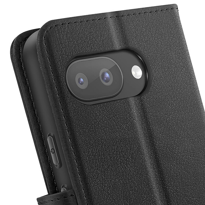 Avis Avizar Étui pour Google Pixel 9a Clapet Portefeuille et Support Vidéo Noir