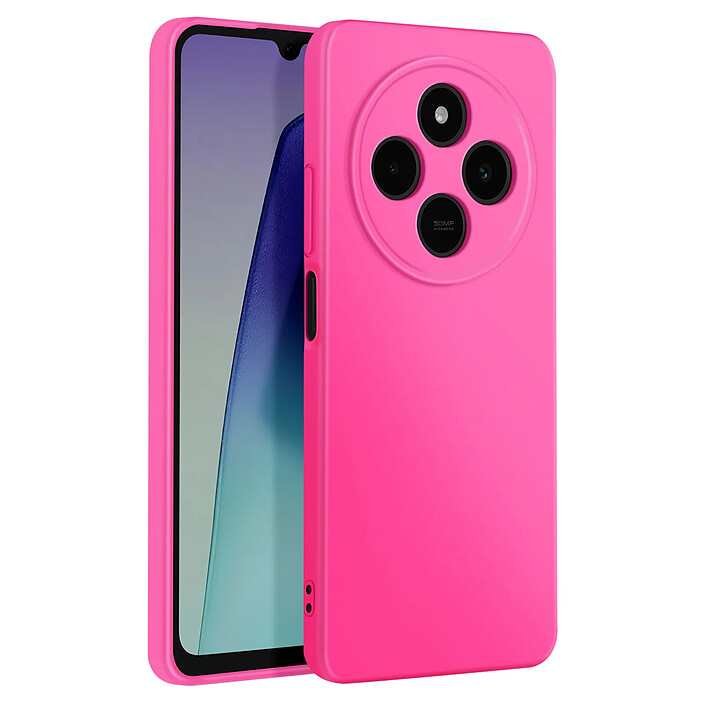 Acheter Avizar Coque pour Xiaomi Redmi 14C Semi-rigide Soft-touch Anti-traces Fuchsia
