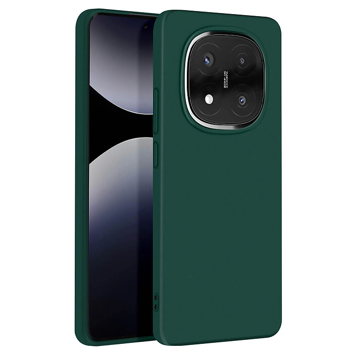 Avis Avizar Coque pour Redmi Note 14 Pro et 14 Pro Plus Semi-rigide Soft-touch Vert sapin