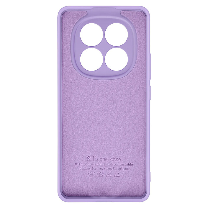 Avizar Coque pour Redmi Note 14 Pro et 14 Pro Plus Semi-rigide Soft-touch Violet pas cher