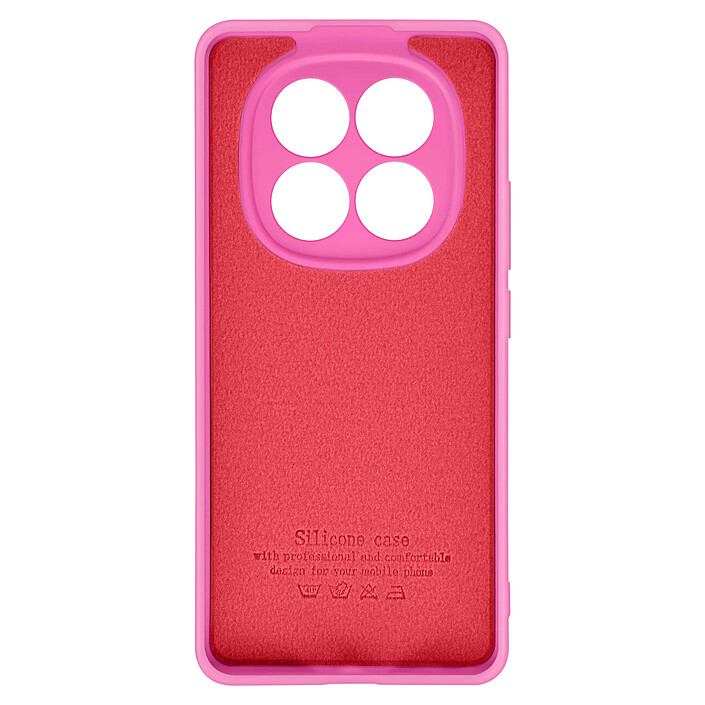 Avizar Coque pour Redmi Note 14 Pro et 14 Pro Plus Semi-rigide Soft-touch Fuchsia pas cher