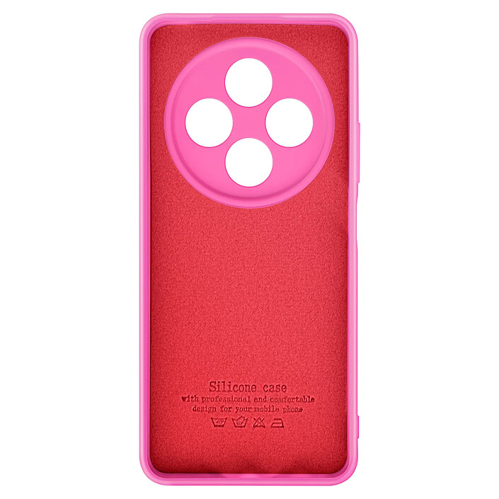 Avizar Coque pour Xiaomi Redmi 14C Semi-rigide Soft-touch Anti-traces Fuchsia pas cher