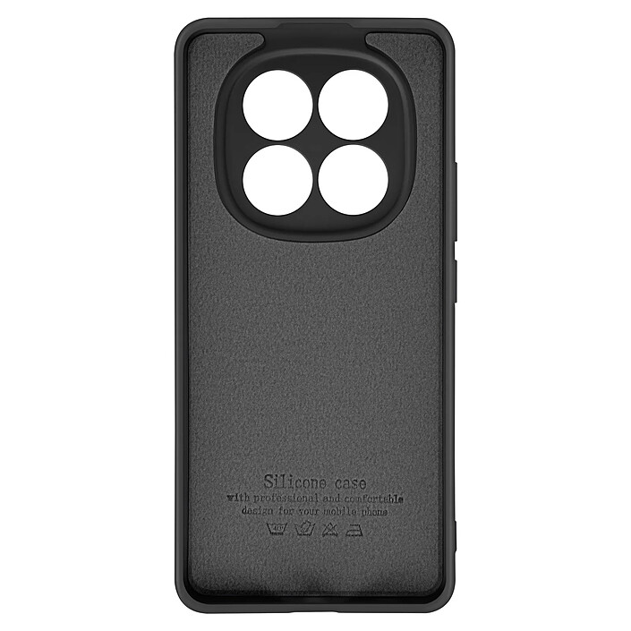 Avizar Coque pour Redmi Note 14 Pro et 14 Pro Plus Semi-rigide Soft-touch Noir pas cher