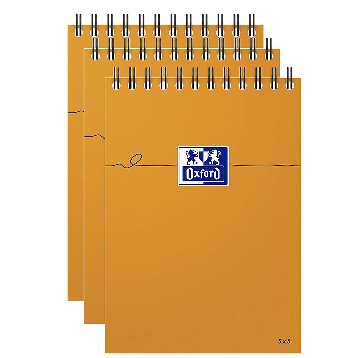 OXFORD BLOC ORANGE OXFORD INTEGRAL 105x148 160P OPTIK P. Q5/5 x 3