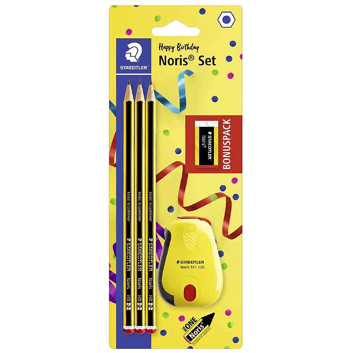 STAEDTLER Kit de crayons Anniversaire Noris, carte blister