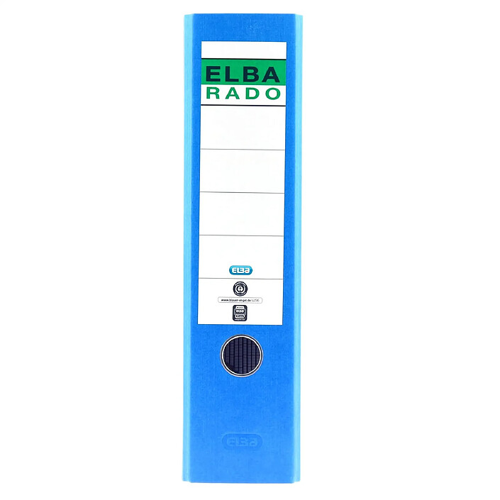 Avis ELBA classeur rado papier marbré, largeur de dos: 80 mm,bleu