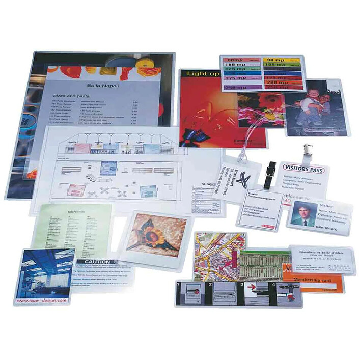 LEITZ Pack 100 Etui à plastifier A5 brillant 250 mic (2x125)