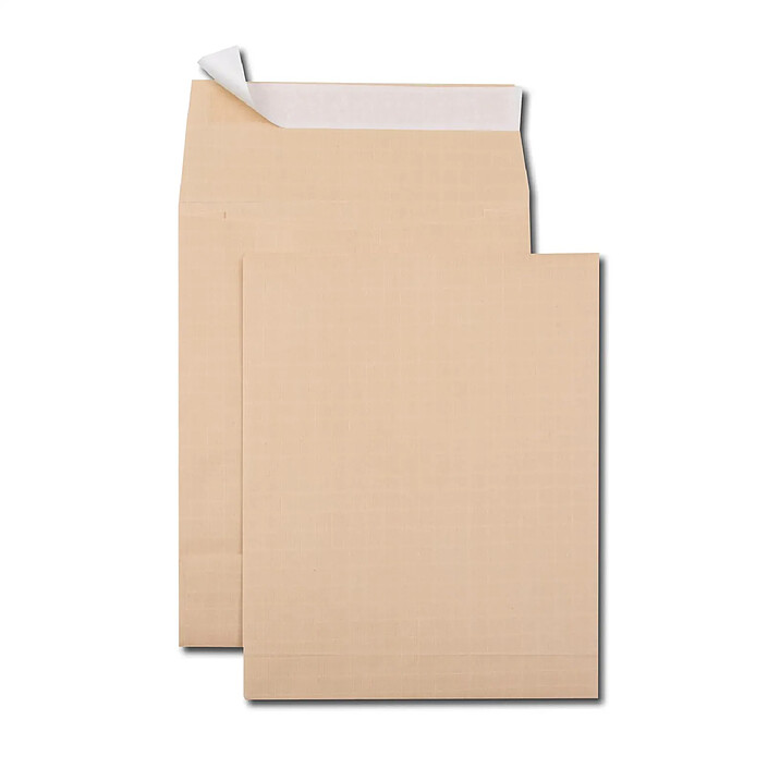 GPV Paquet de 5 sacs à soufflets kraft armé brun 24 260x330 130 g