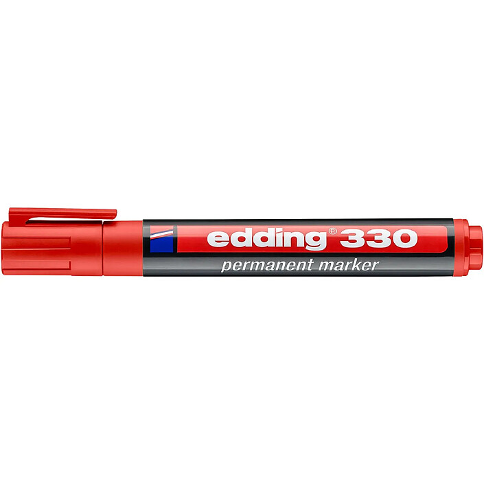 Avis EDDING Marqueur Permanent 330 rouge 1-5 mm x 3