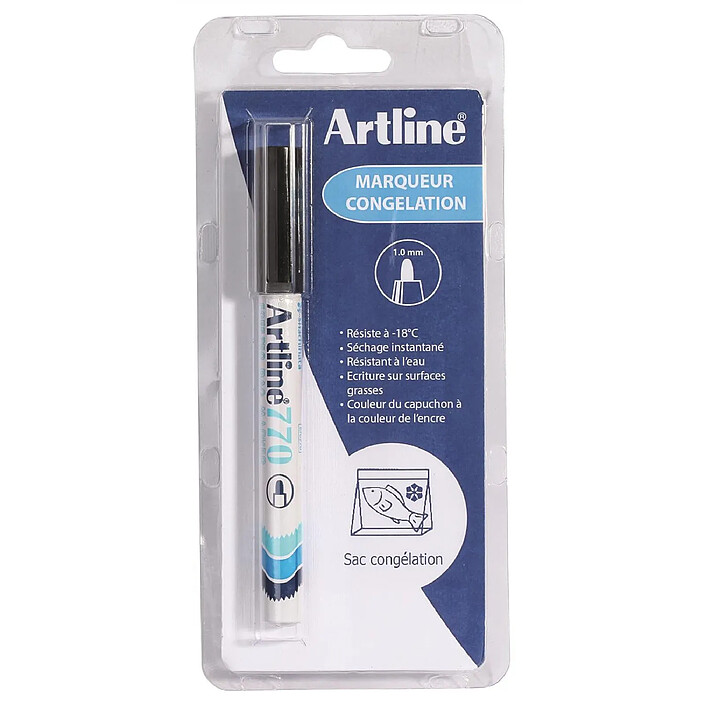 ARTLINE Marqueur permanent spécial congélation ARTLINE 'EK-770' noir x 12