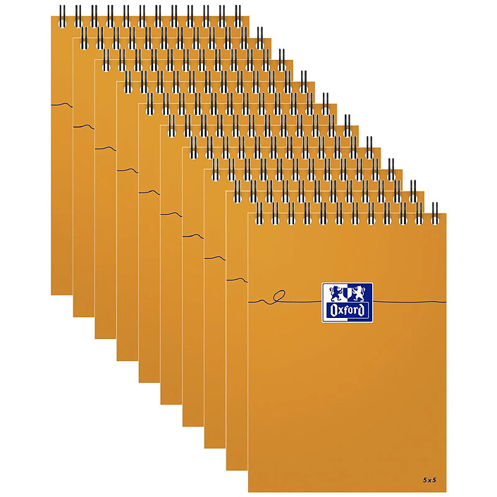 OXFORD BLOC ORANGE OXFORD INTEGRAL 105x148 160P OPTIK P. Q5/5 x 10