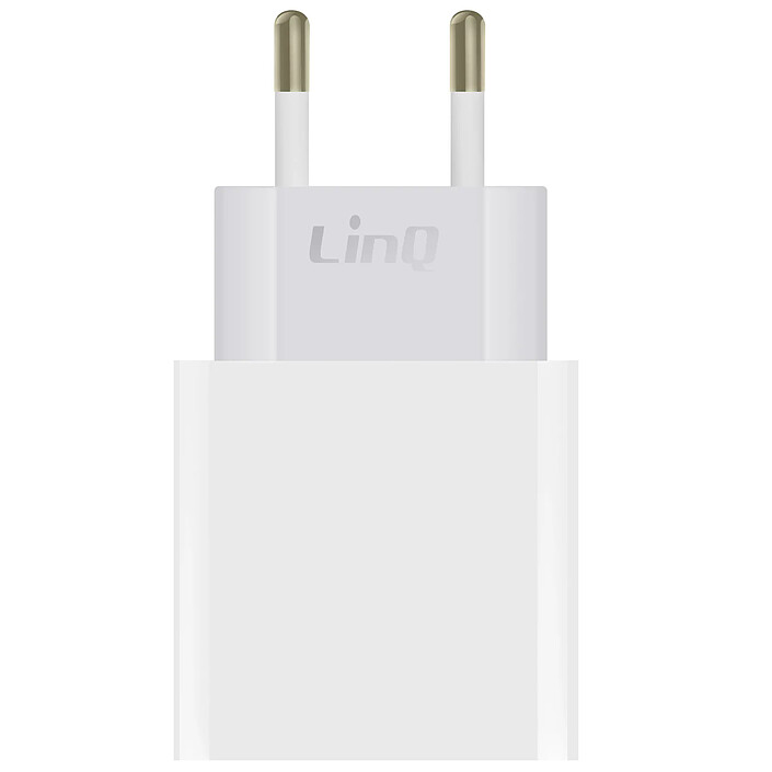 LinQ Chargeur Secteur Triple USB Puissance 15.5W Format Compact Blanc pas cher