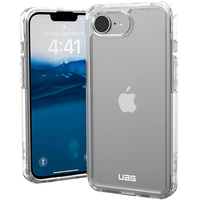 UAG Coque Renforcée pour iPhone 16e Protection Antichute 4.8m Plyo Transparent