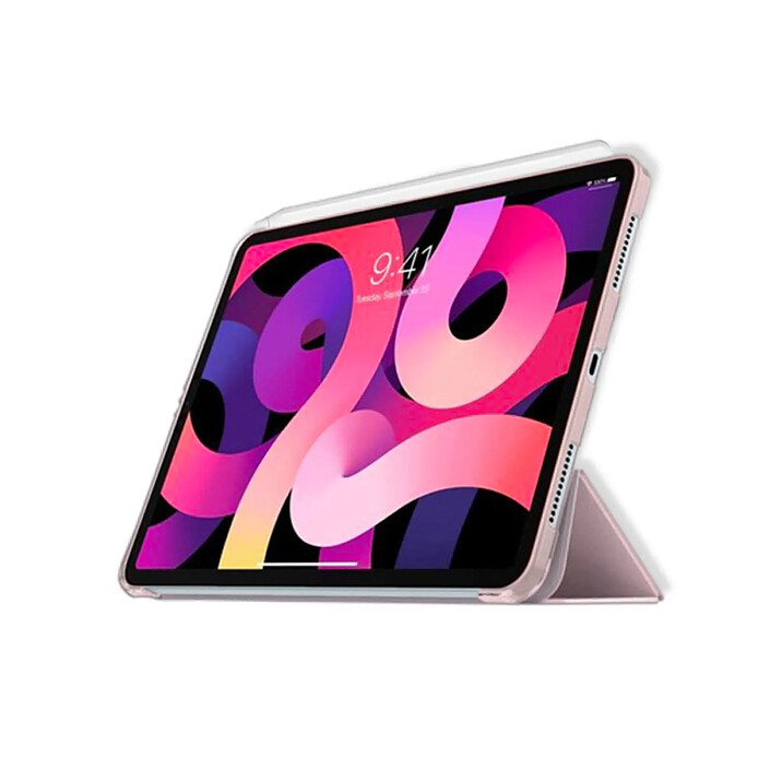Acheter Evetane Étui Smart Cover iPad Air 10.9 pouces (2020/2022) / iPad Pro 11 pouces Rose à Rabat avec Support