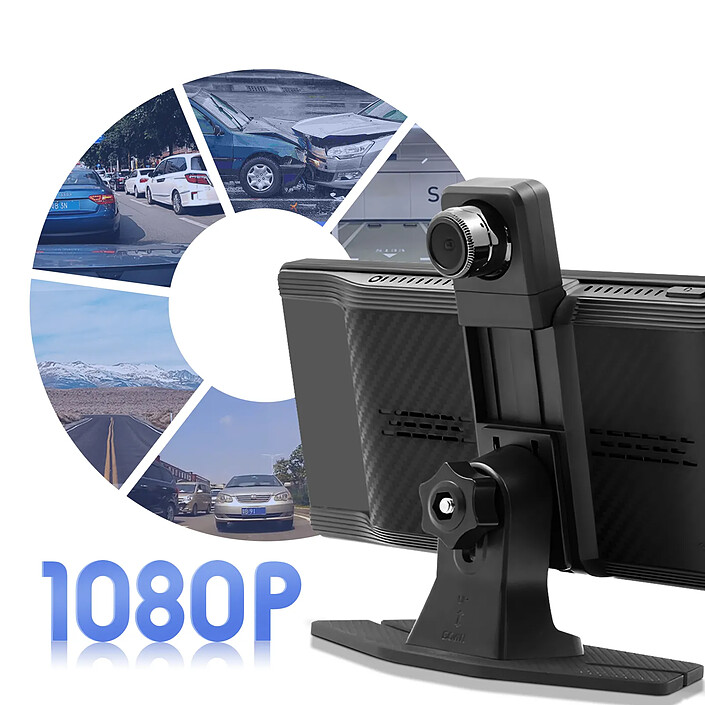 Acheter Avizar Écran CarPlay Android Auto 10.26" sans fil Dashcam 4K Caméra de recul Noir