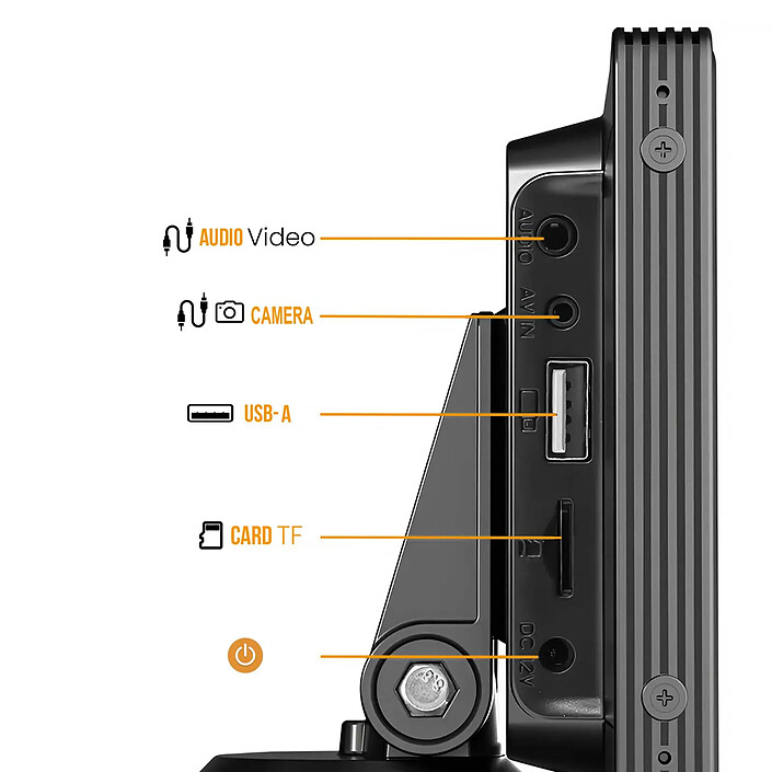 Avizar Écran CarPlay Android Auto 10,26 pouces Pare brise ou Tableau de bord Noir pas cher
