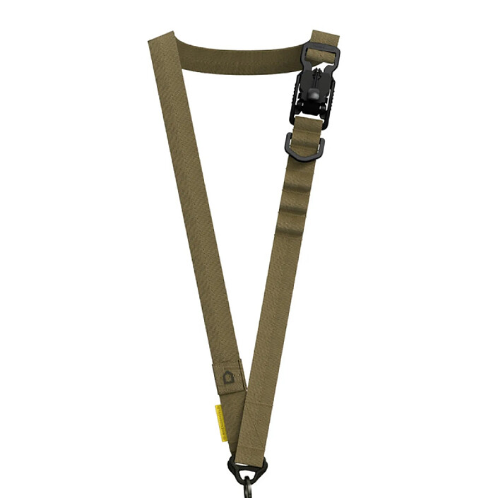 Rhinoshield Sangle Tour de Cou pour Téléphone en Nylon Tissé Ajustable Beige