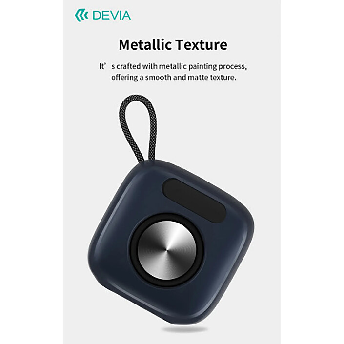 Avis Devia Enceinte Bluetooth 5.3 Portable 10W Sound Lite 2 Son Puissant Ultra Compact Noir
