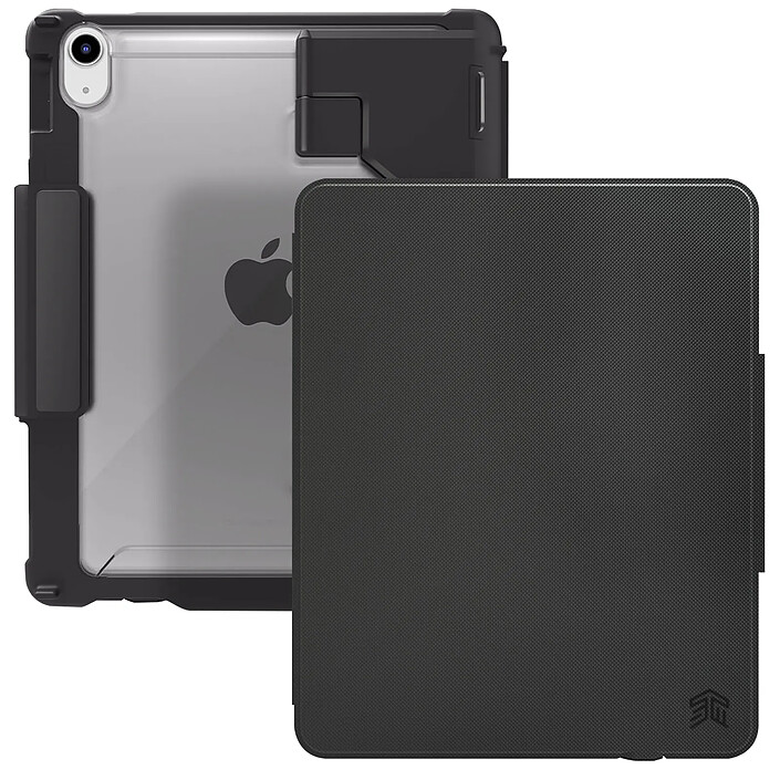 STM Étui Clavier Azerty pour iPad 11 2025 et 10 2022 Pavé Tactile Noir