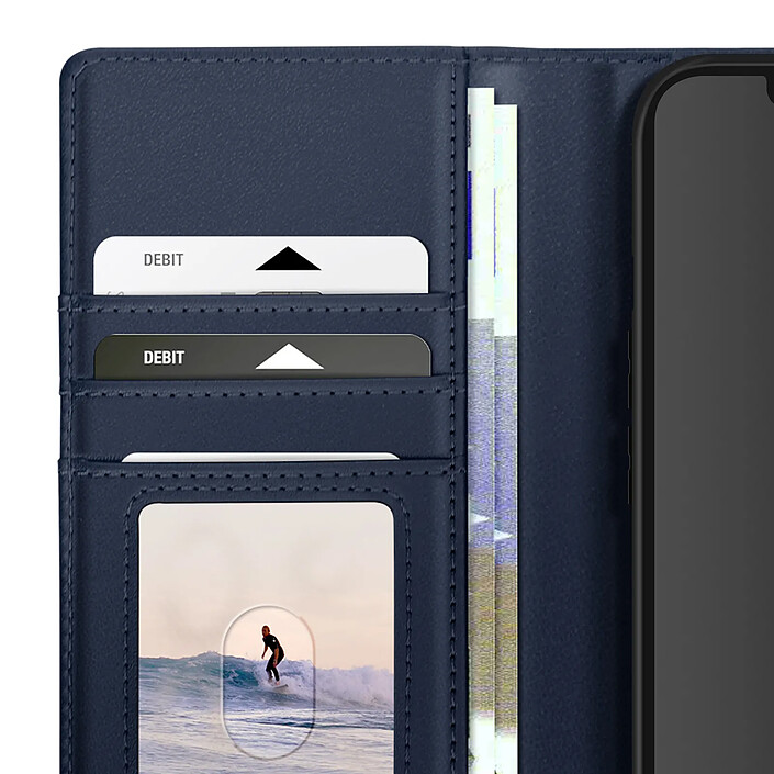 Mayaxess Étui pour iPhone 14 Coque Détachable Bleu nuit pas cher