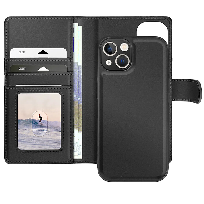 Mayaxess Étui pour iPhone 14 Coque Détachable Noir