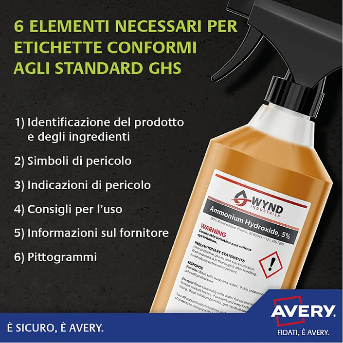 AVERY Boîte 200 étiquettes ultra-résistantes en polyéthylène étirable 105x148 mm pas cher