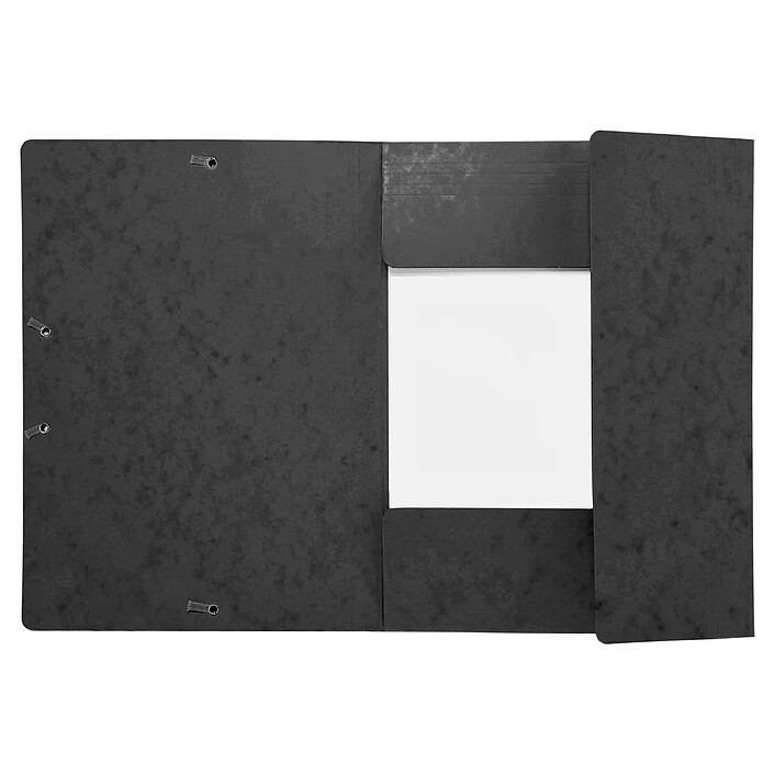 Avis EXACOMPTA Chemise à élastiques Maxi capacity carte lustrée 425gm2 - A4 - Noir