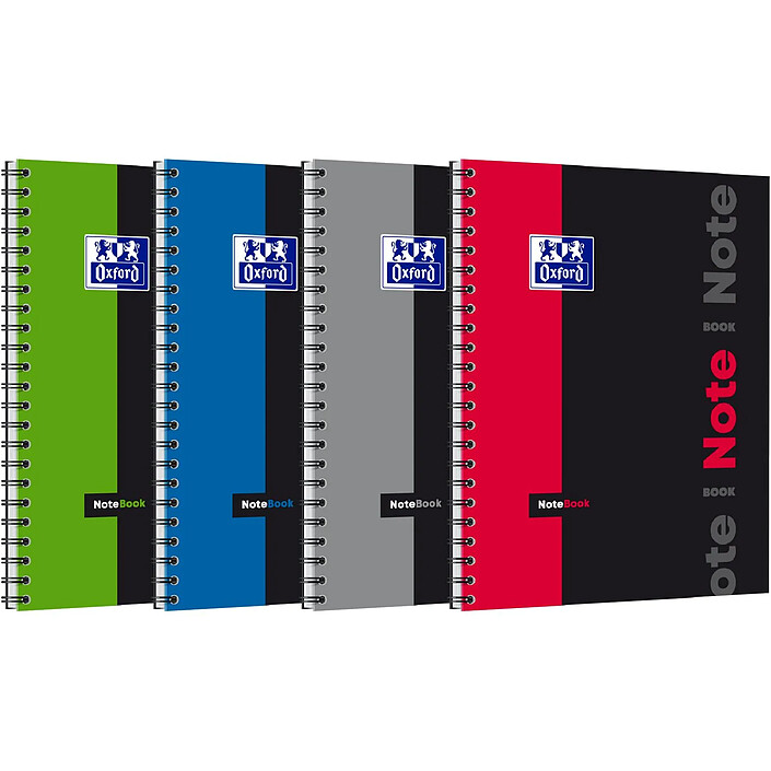 OXFORD Cahier Etudiant NOTEBOOK 160 pages 5x5 23 x29,7 cm 90g coloris aléatoire