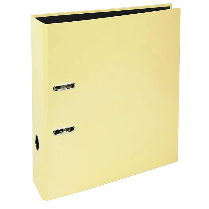 EXACOMPTA Classeur à levier Aquarel Prem'Touch Dos 80mm - A4 Jaune citron x 10