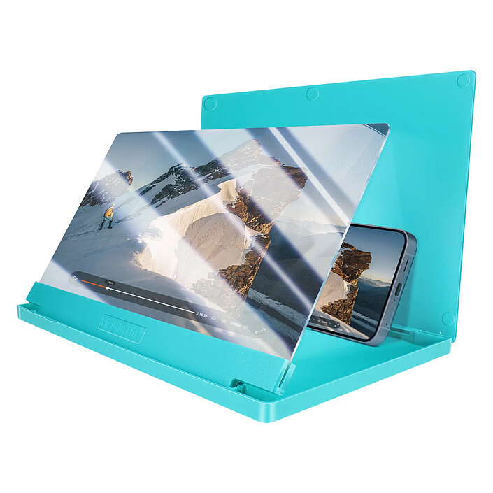 Avizar Amplificateur Écran 12 pouces pour Smartphone avec Lentille HD