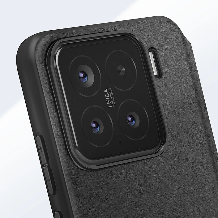 Acheter Xfm Étui pour Xiaomi 15 Clapet Porte-cartes avec Dragonne Noir