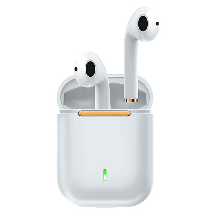 Avizar Écouteurs sans fil TWS Bluetooth 5.0 Andrea Ultra Léger Blanc