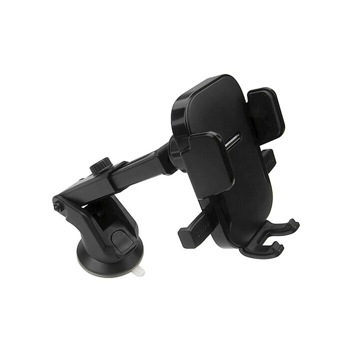Jaym Support Voiture pour Smartphone avec Bras Télescopique Multi-fixation Noir