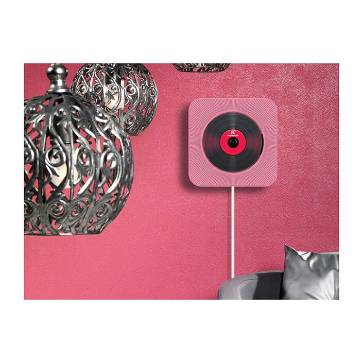 Avis Avizar Lecteur CD Cancale Mural avec Bluetooth 5.0 FM Radio Télécommande Blanc