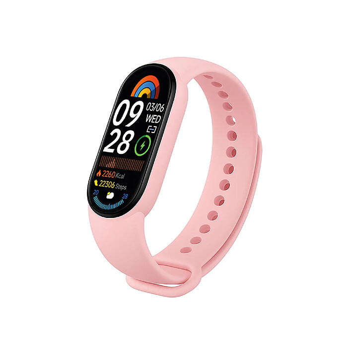 Avizar Bracelet Connecté Multisports avec Suivi Santé Modèle Milky