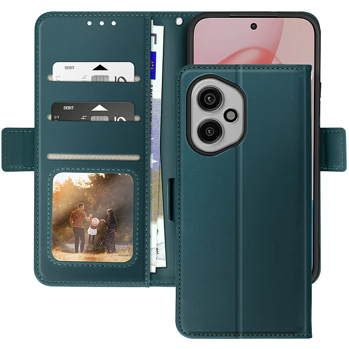 Abeel Étui Portefeuille Honor 400 Anti-RFID avec Porte-Cartes Vert sapin