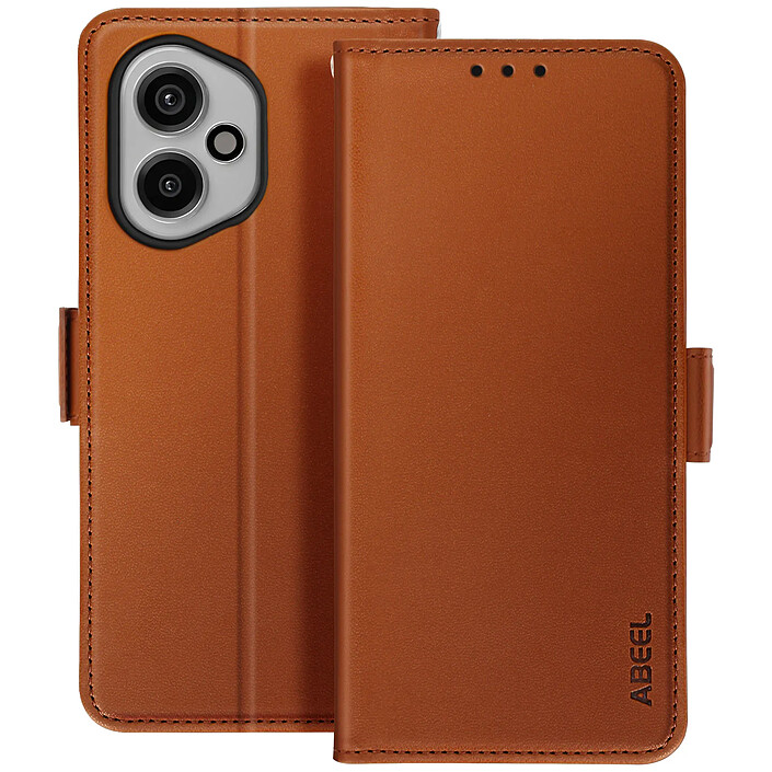 Abeel Étui Portefeuille Honor 400 Anti-RFID avec Porte-Cartes Marron pas cher