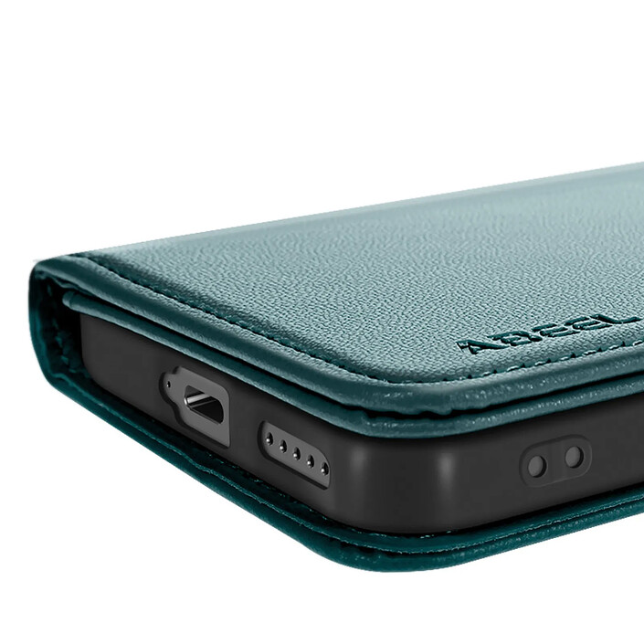 Acheter Abeel Étui Portefeuille Honor 400 Anti-RFID avec Porte-Cartes Vert sapin