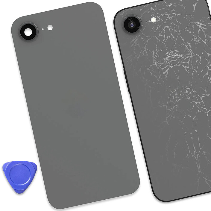 Acheter Clappio Vitre arrière de remplacement pour iPhone 16e Noir