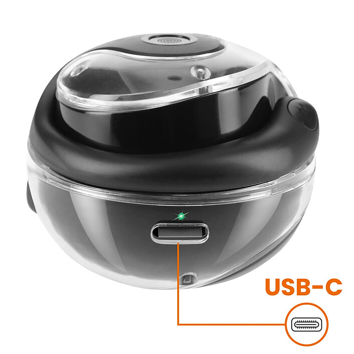 LinQ Écouteurs Bluetooth Clip Design ouvert Micro Appel Touche Tactile Noir pas cher