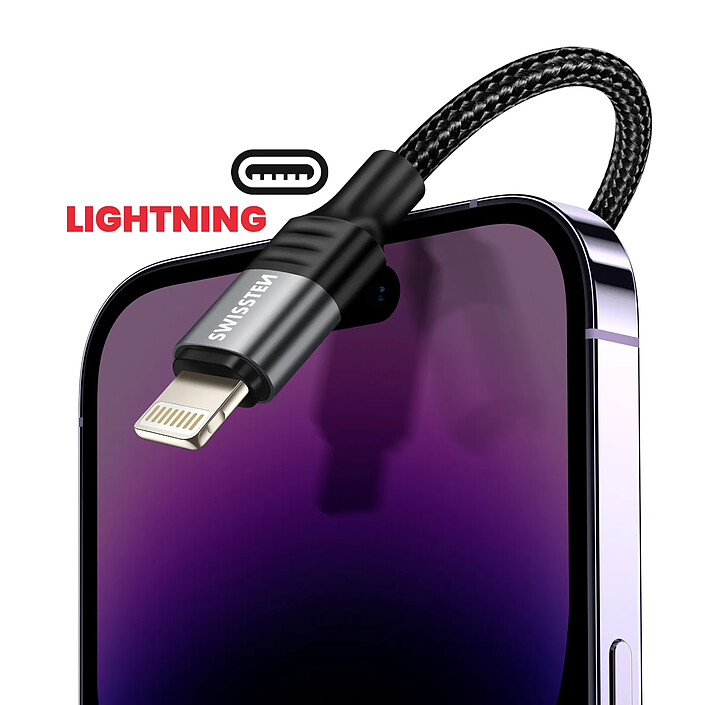 Avis Swissten Adaptateur OTG iPhone Lightning Mâle vers USB Femelle Noir