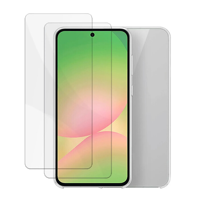 Avis Evetane Coque Samsung Galaxy A56 Antichoc coins renforces Silicone + 2 Vitres en verre trempe Protection ecran