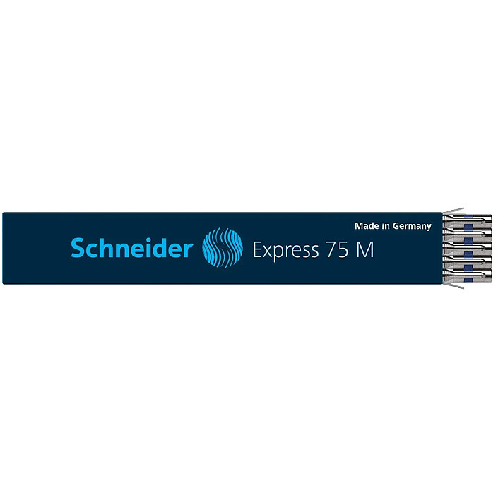SCHNEIDER Recharge Express 75 Pointe Moyenne Bleu x 10