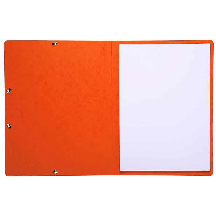 Avis EXACOMPTA Chemise à élastique sans rabat carte lustrée 355gm2 - A4 - Orange x 10