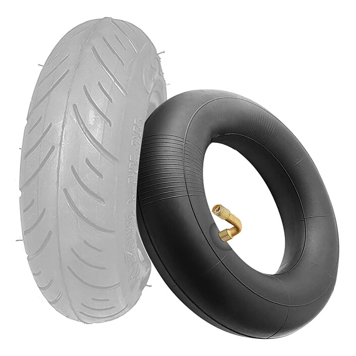 Acheter Avizar Chambre à air 8 x 2 '' Valve coudée 90° pour Kaabo Skywalker Noir