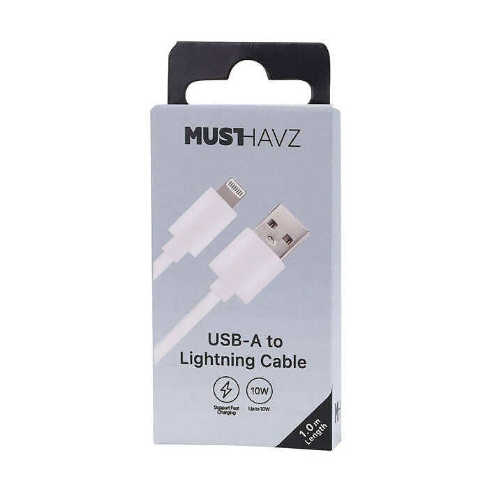 Acheter Grab 'N Go Câble Lightning vers USB 10W Charge et Synchronisation 1m Blanc