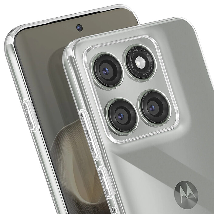 Acheter Avizar Coque pour Motorola Edge 60 Pro Silicone Souple Transparent
