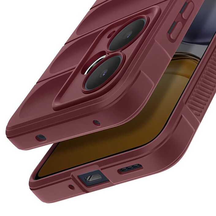 Avis Avizar Coque pour Realme 14T Antichoc Silicone Bordeaux