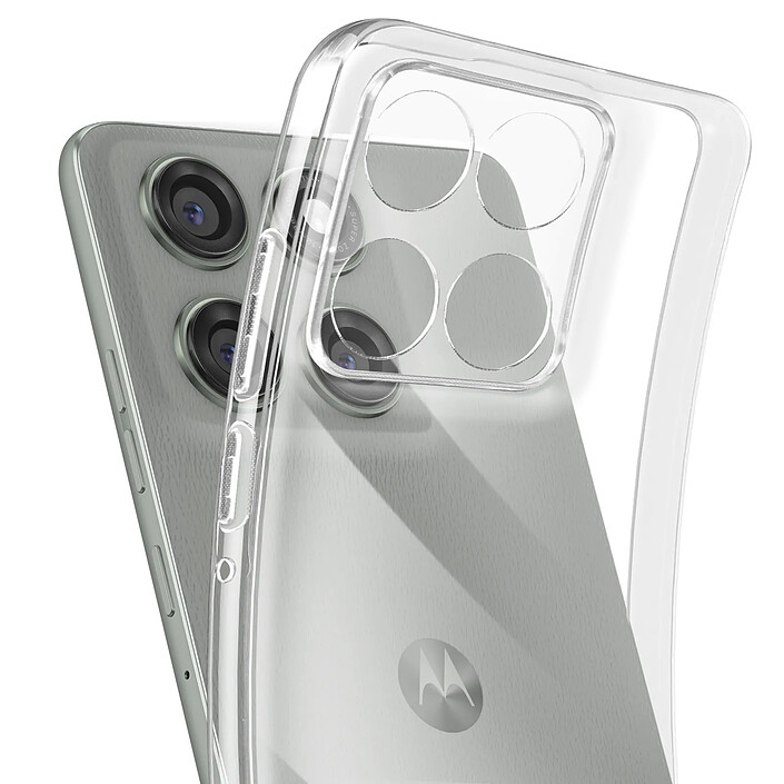 Avis Avizar Coque pour Motorola Edge 60 Pro Silicone Souple Transparent