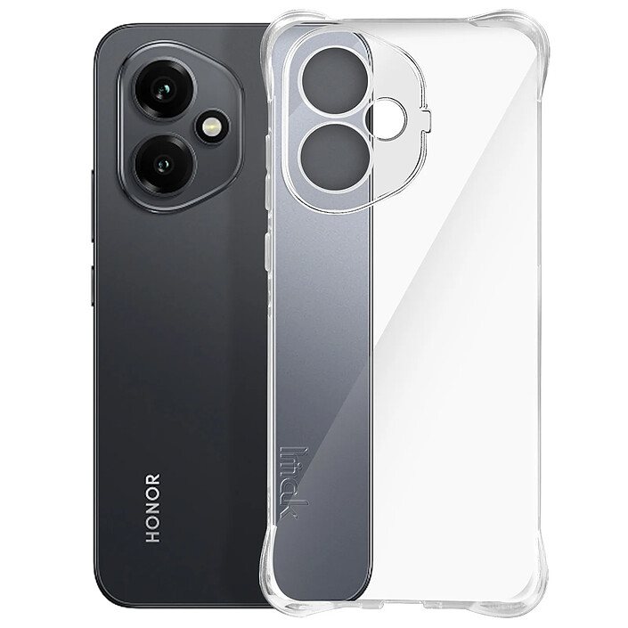 iMak Coque pour Honor 400 Silicone Antichoc Coins Bumper Transparent pas cher